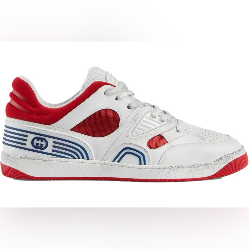 Gucci Demetra Basket Low Sneaker White/Red